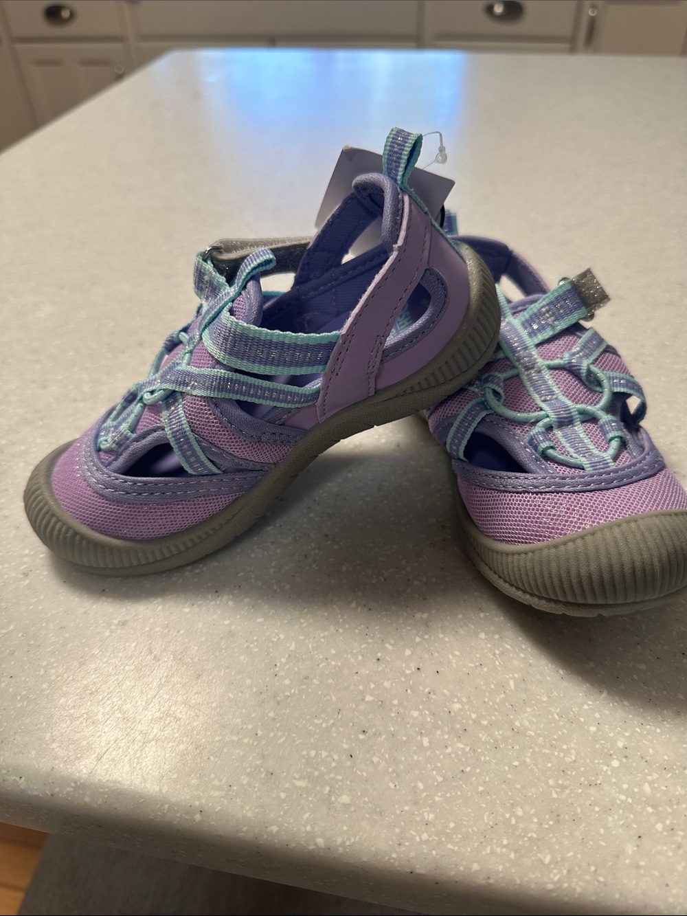 OshKosh B'gosh Purple and Aqua Kids Water Shoes